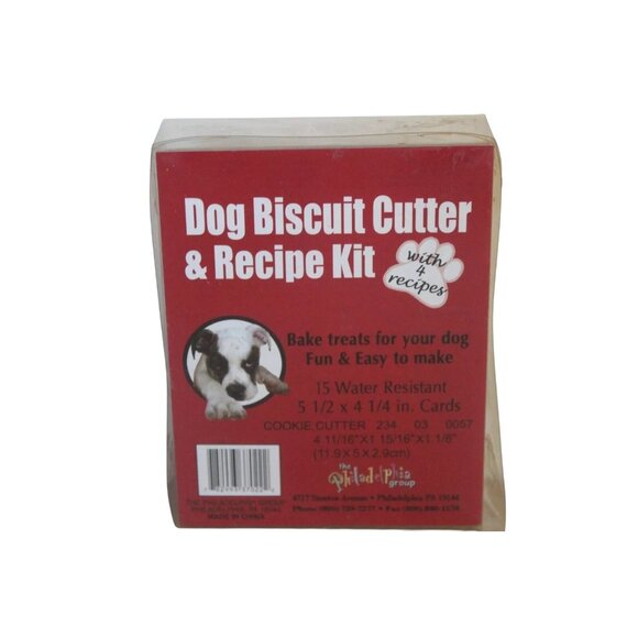 Dog Biscuit Cutter Recipes Gift Set Blank Recipe Cards NEW - Picture 2 of 3